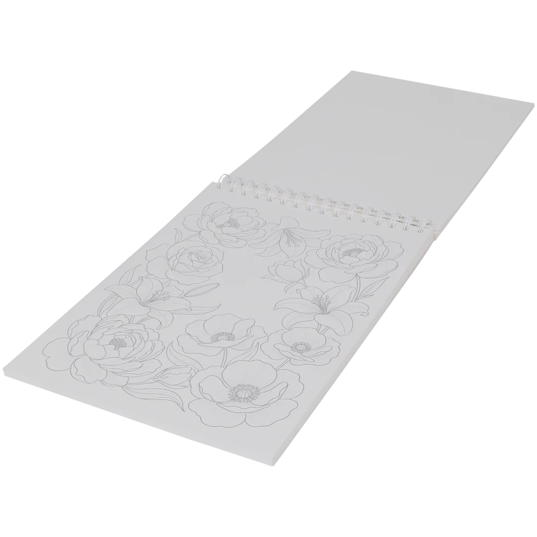 Livre de coloriage aquarelle DécoTime