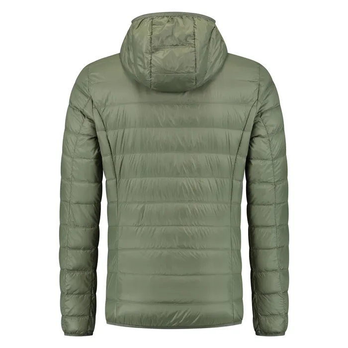 EA7 Train Core ID Down Light Hoodie Jas Heren