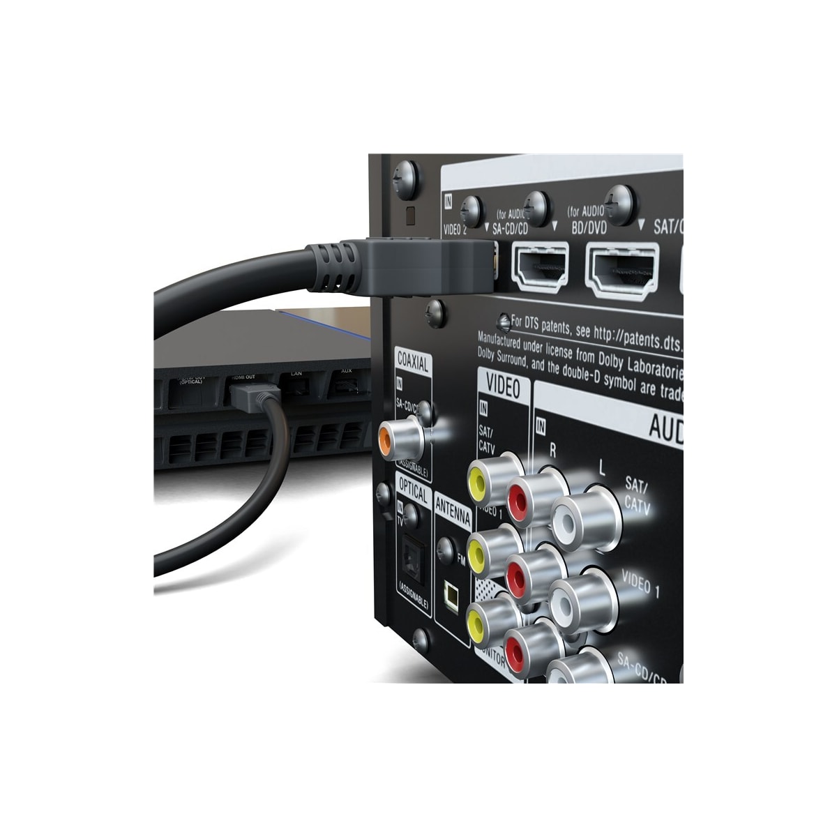 Høyhastighets HDMI™-kabel med Ethernet
