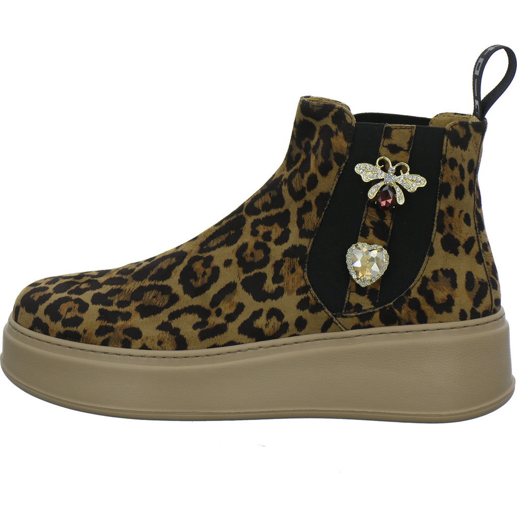 GIO  Stiefel Damen Braun-kombi