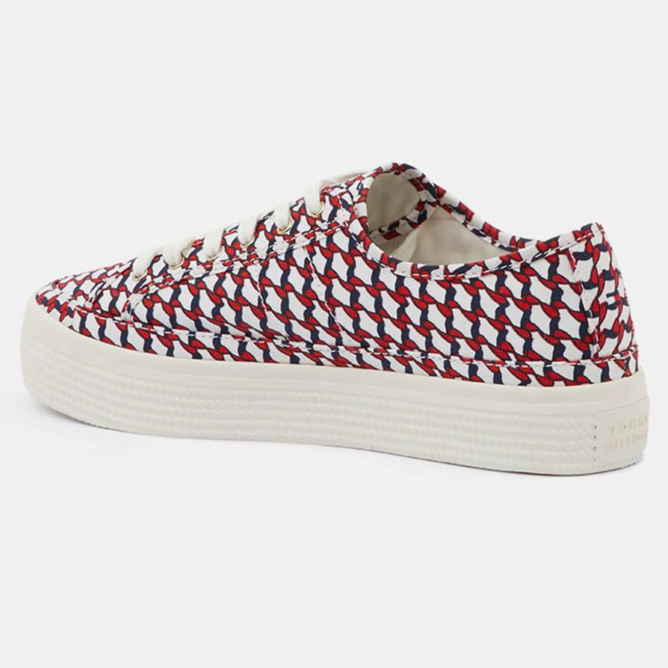 Tommy Hilfiger Baskets Canvas imprimées bleu/blanc/rouge