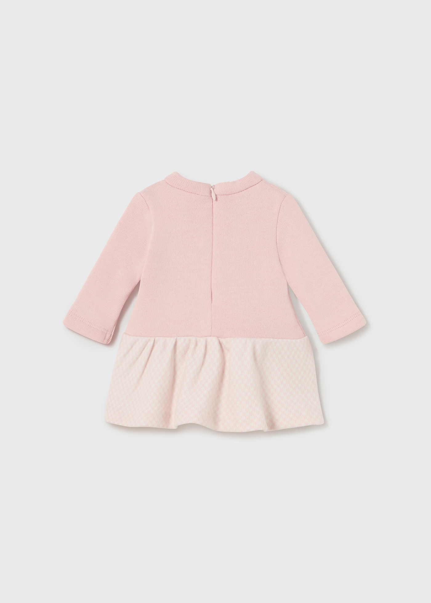 Vestido de aplique para recém-nascido