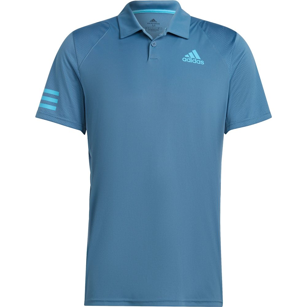 adidas Tennis Club 3-Streifen Poloshirt Herren altered blue