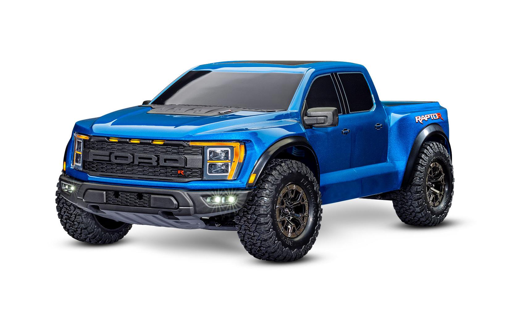 Short Course Truck Ford F-150 Raptor R Blau, ARTR, 1:10<br>Scale Off-Road Ford F-150 Raptor Pick-up RC Modell mit Brushless Antrieb