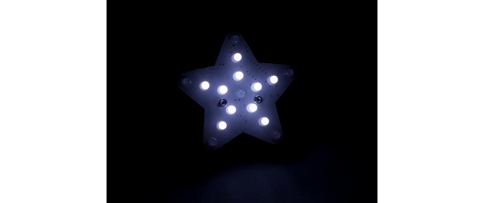 Bausatz LED Stern WeissElektronikbausatz