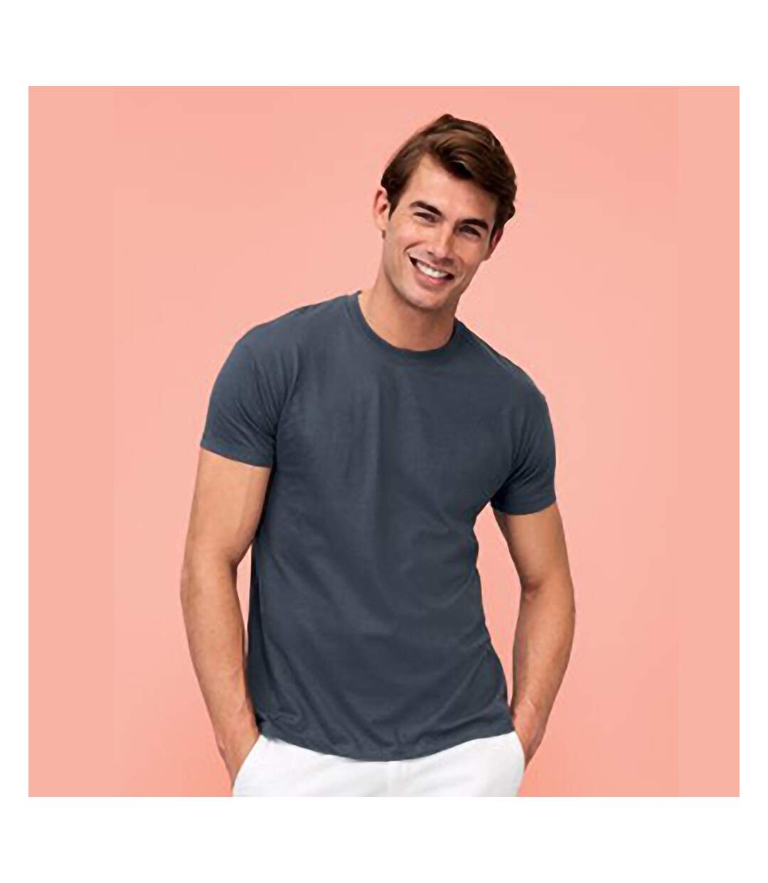 SOLS - T-shirt REGENT - Homme (Gris anthracite) - UTPC288
