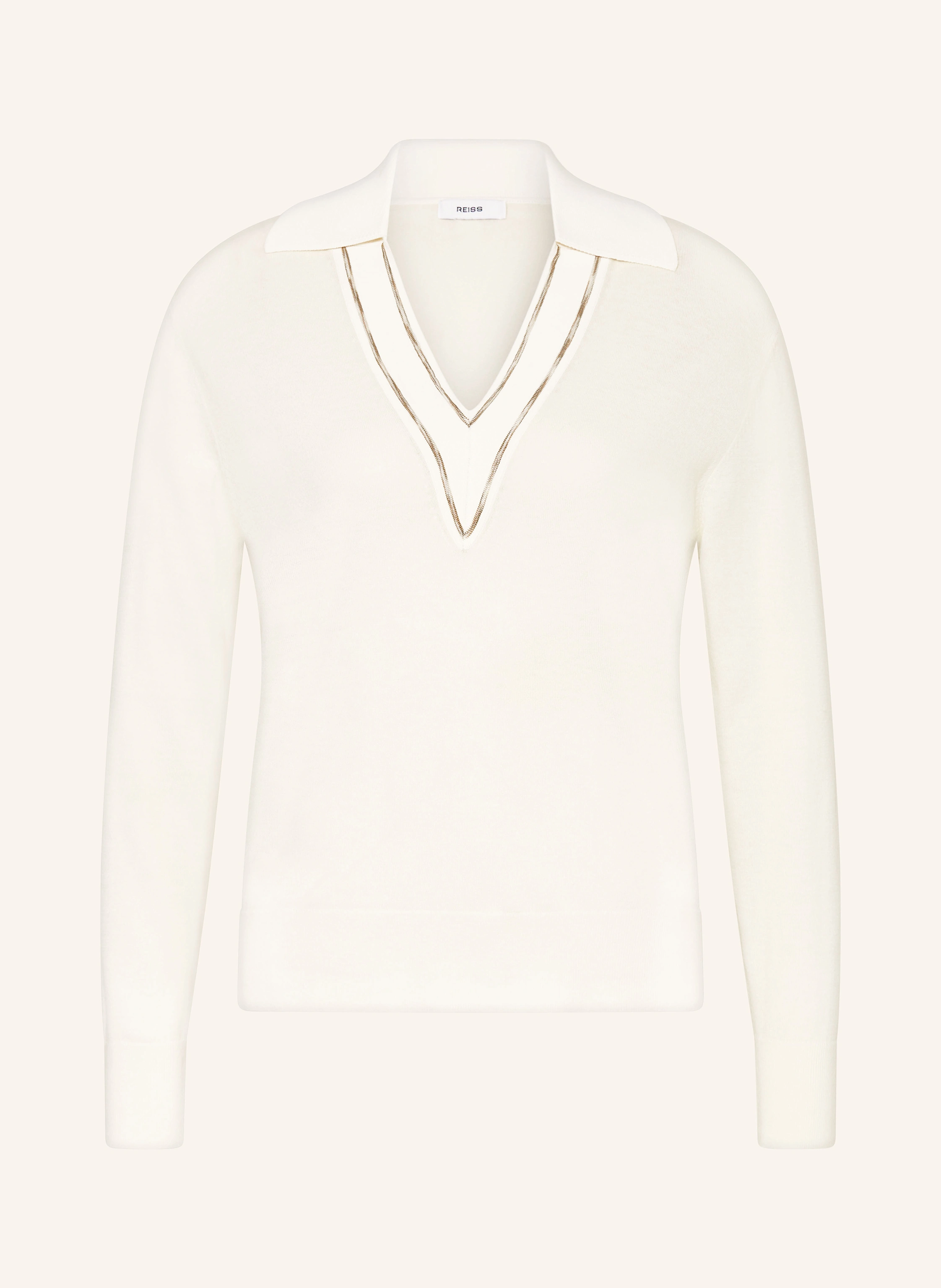 REISS Strick-Poloshirt