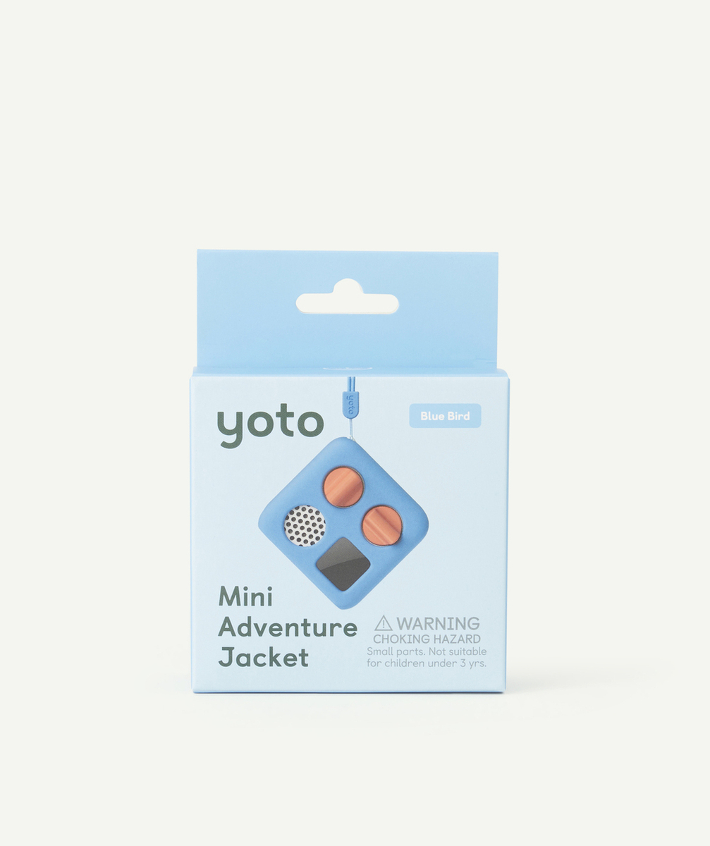 YOTOÉTUI EN SILICONE MINI ADVENTURE JACKET BLEU