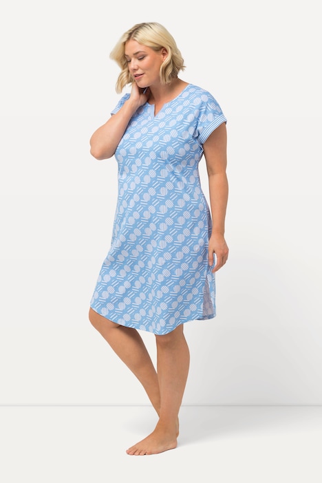 Bigshirts, 2er-Pack, Tunika-Ausschnitt, Halbarm