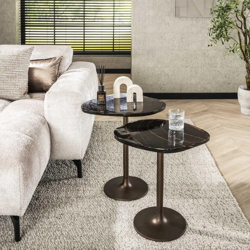 Hoyz Collection - Bijzettafel Eclipse S - Koper Antiek Finish