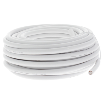 Q-Link coax kabel 10 meter wit kabelkeur