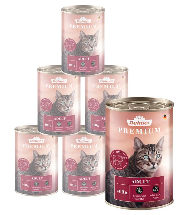 Dehner Premium Nassfutter für Katzen Adult