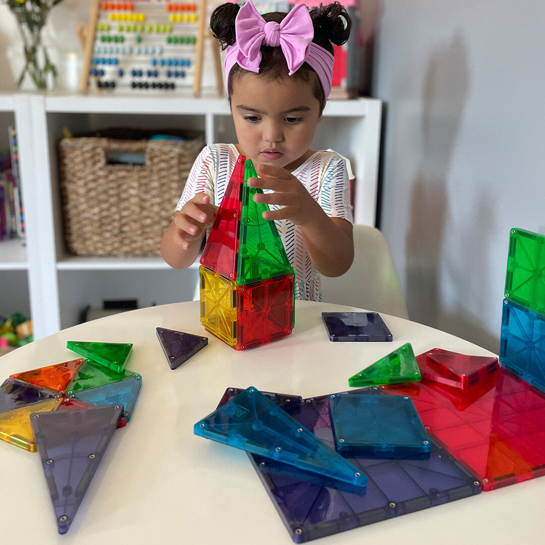 Magna-tiles magnetische tegels clear colors - 32st