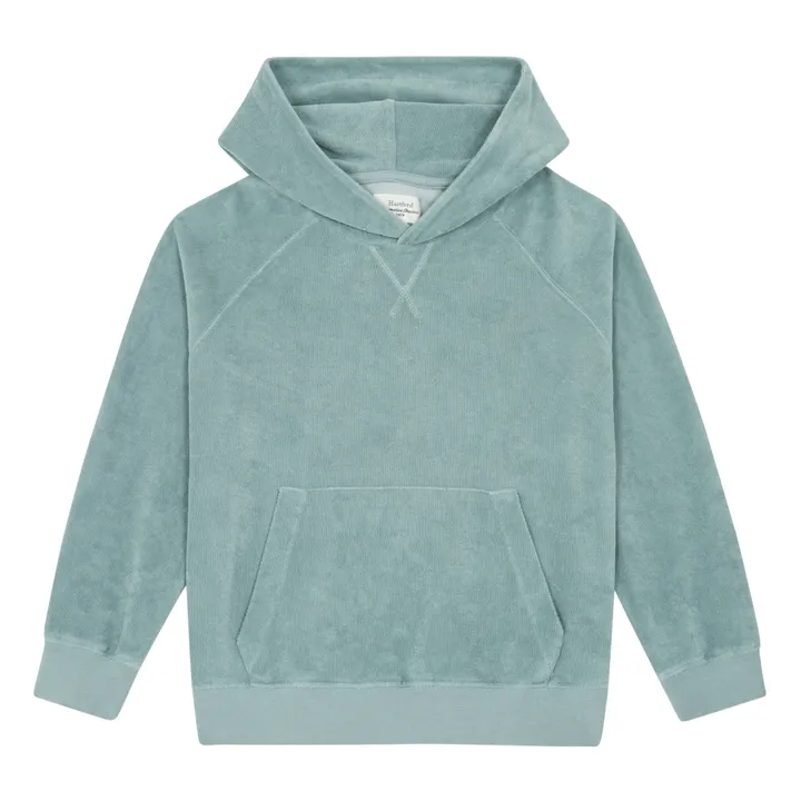Hartford Sweat Capuche Bouclette | Vert