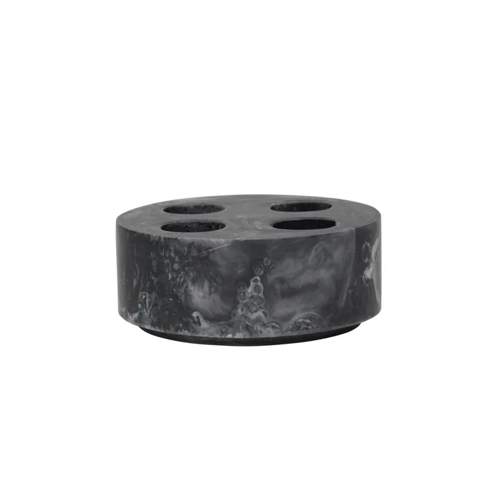 Ferm Living - Mist Zahnbürstenhalter, Multi, Ø 10 cm, charcoal