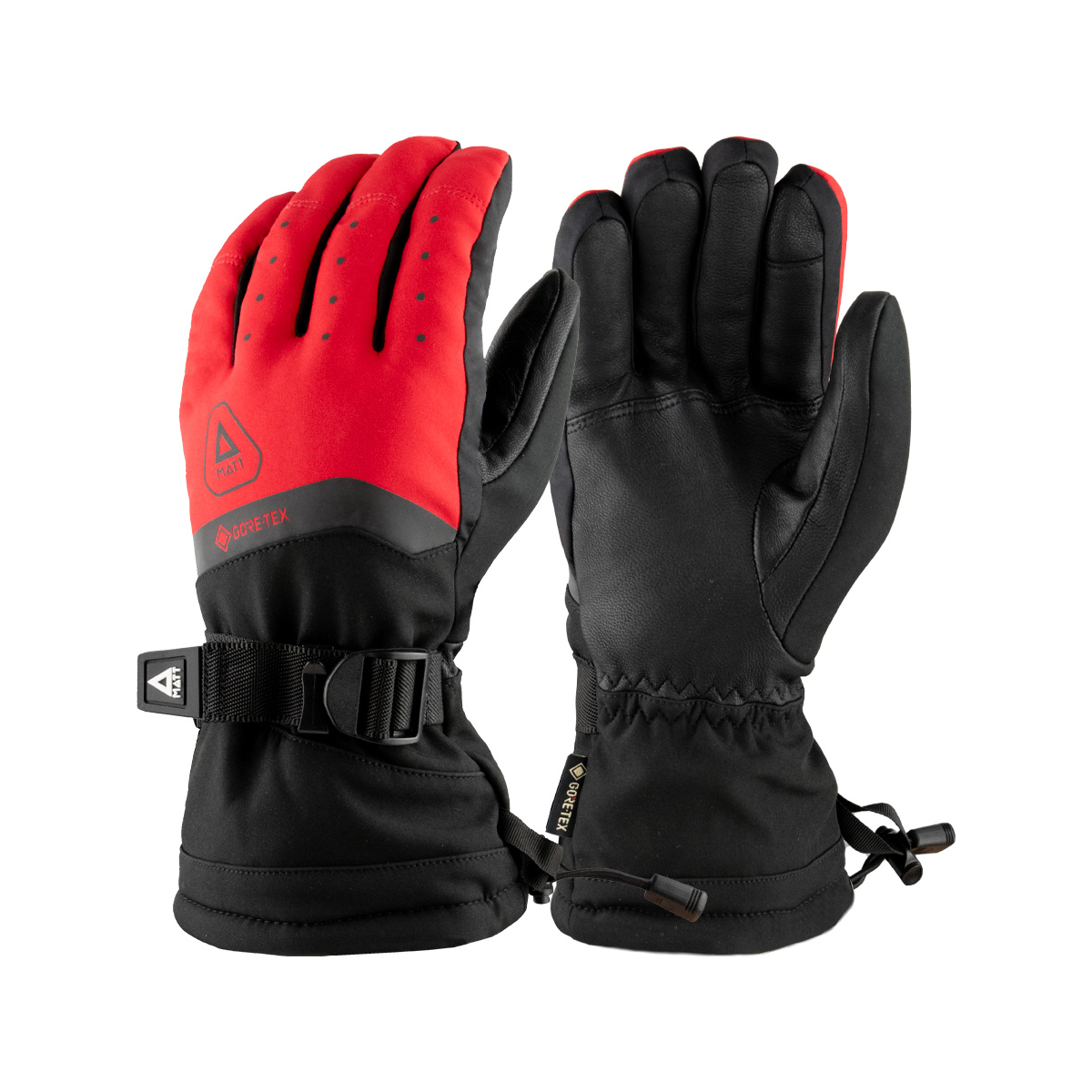 MATT Perform Gore heren skihandschoenen - Red
