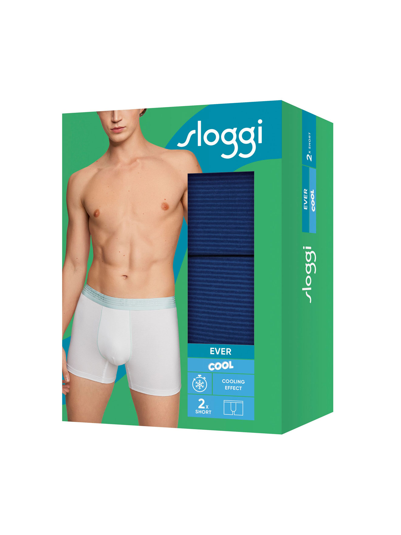 Lot de 2 boxers EVER Cool Short