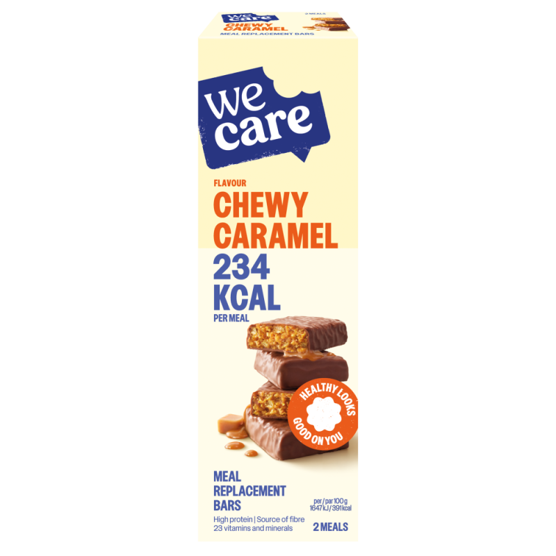 WeCare Meal Replacement Bars Chewy Caramel 1x120gr