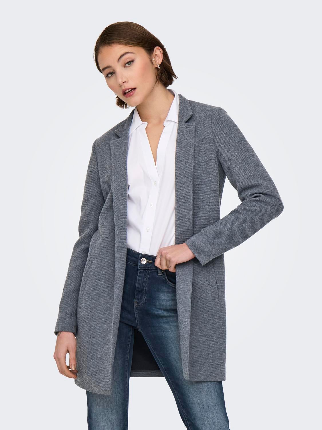 ONLSOHO-NORMA Blazer Medium Grey Melange