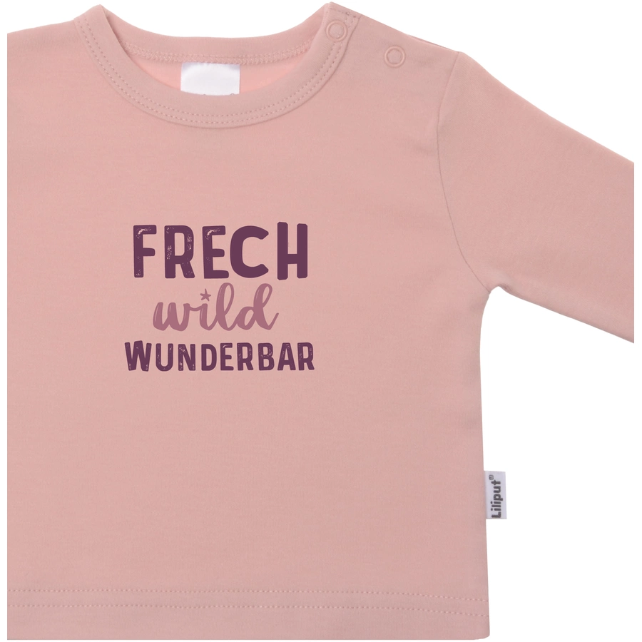 Liliput Langarmshirt Frech wild wunderbar rosa