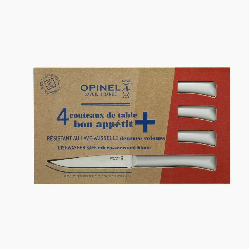 Coffret de 4 couteaux de table Bon Appétit + Nuage