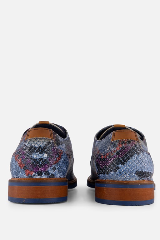 Vertice Cobra Veterschoenen blauw Leer