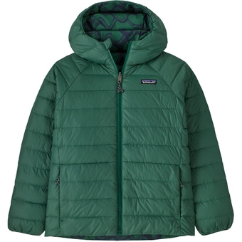 Patagonia Reversible Down Sweater Hoody Daunenjacke Small Currents: Conifer Green Kinder