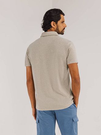 State of Art Poloshirt Piqué Melange Beige 46115907-1611 kopen