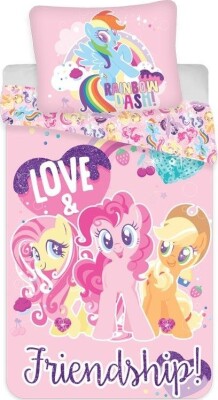 My Little Pony Sengetøj - Voksen - 140X200 CM - Lyserød