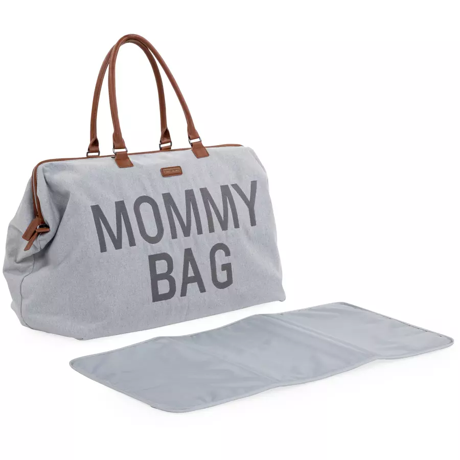 CHILDHOME Mommy Bag Canvas Grau