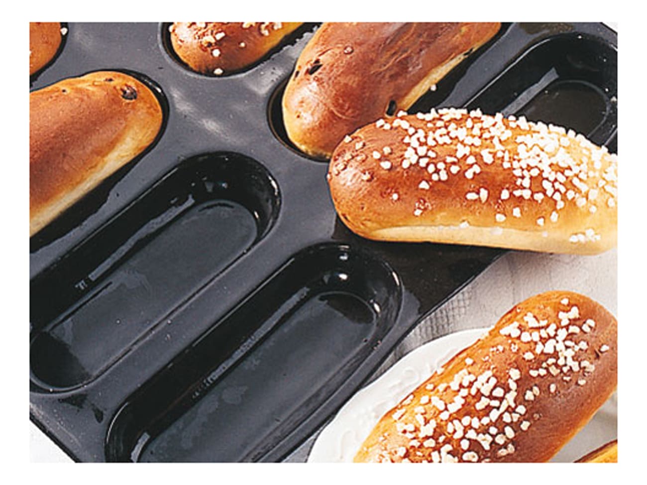 Moule 24 briochettes longues - 60 x 40 cm - Flexipan