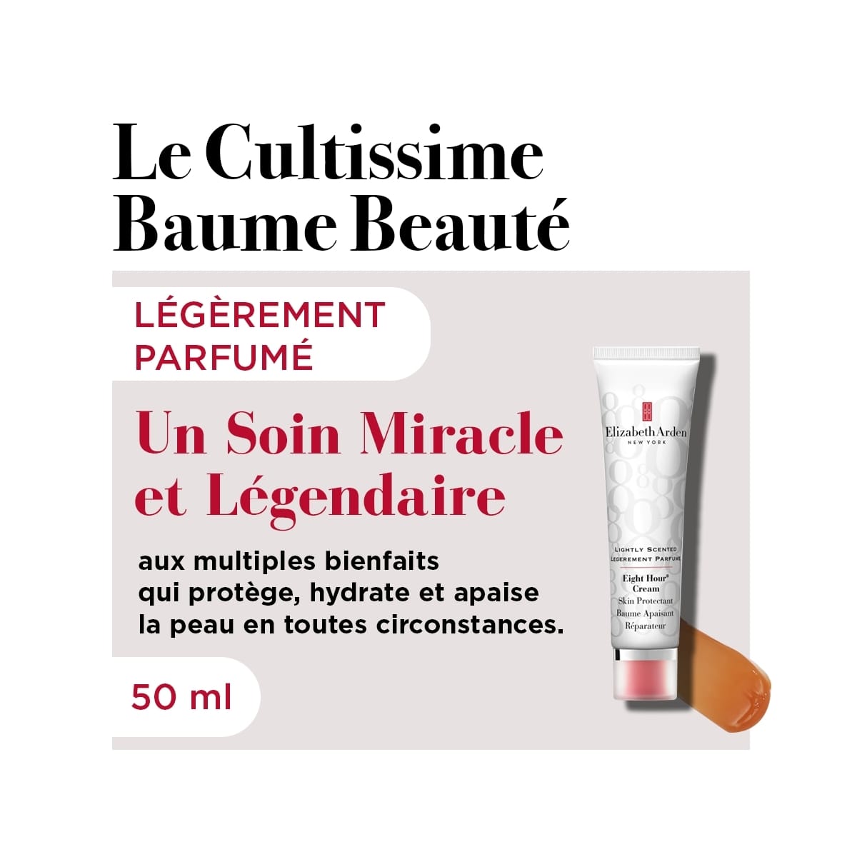Elizabeth Arden Eight Hour® Cream Baume Apaisant Réparateur Légèrement Parfumé