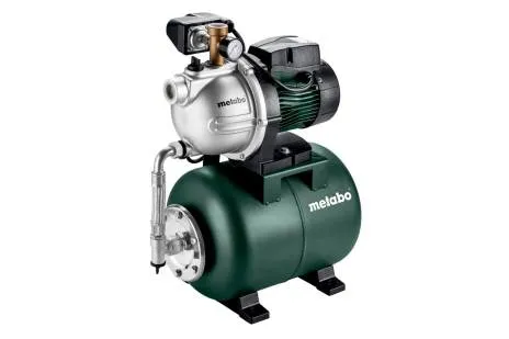 Metabo HWW 3500/25 G, 900 W, Vekselstrøm, 4,5 bar, 3500 l/t, IPX4, Sort, Grøn, Rustfrit stål