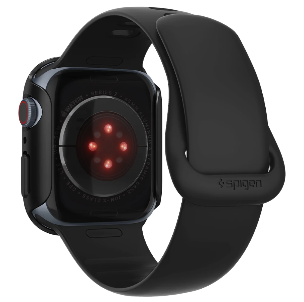 Apple Watch (45mm) Thin Fit Case Bumper (ACS04174) - Schwarz