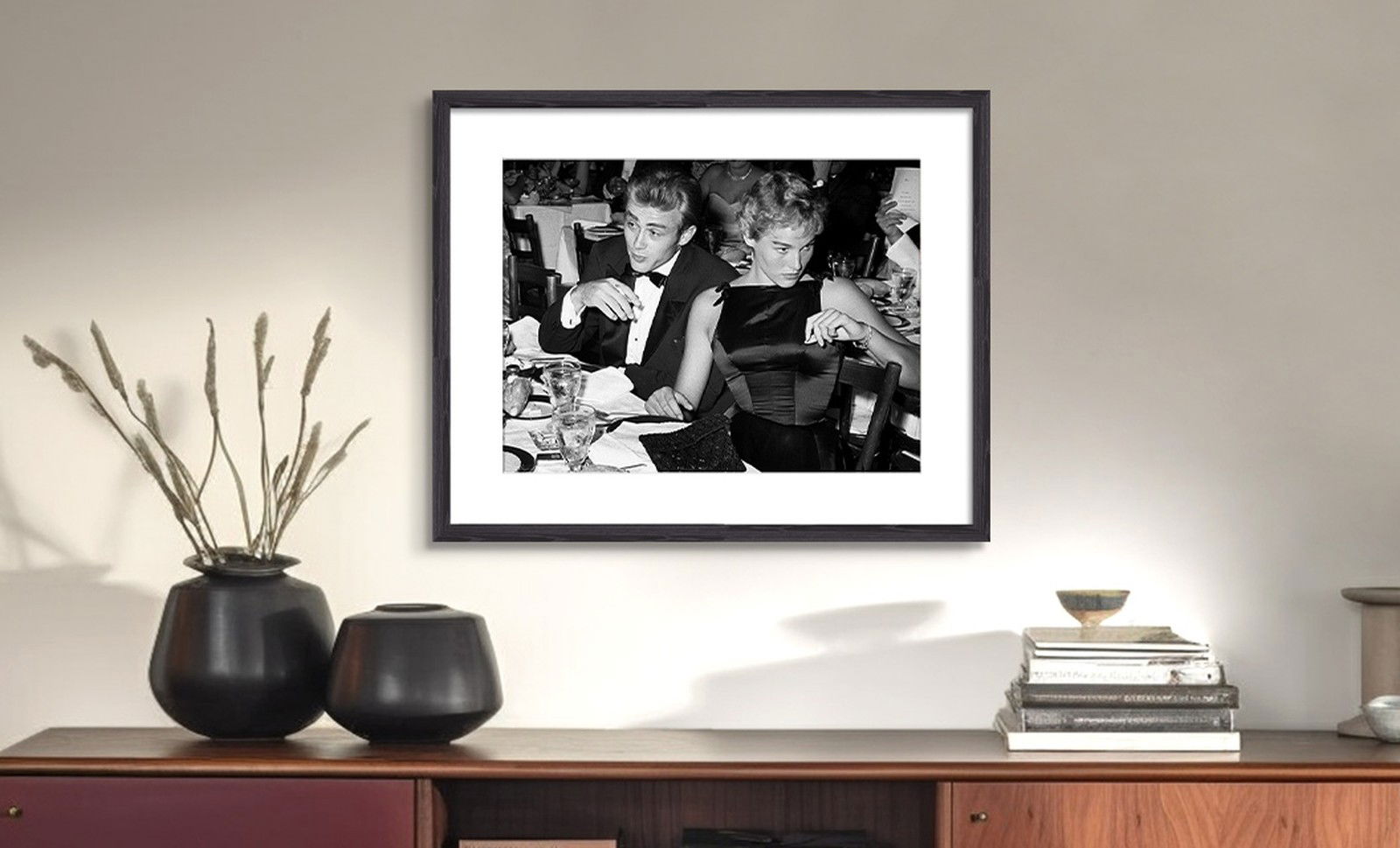 James Dean & Ursula Andress at the Oscar Dinner by Frank Worth by Classic Collection I - Darlings - Small Limited Edition. 30x40.
