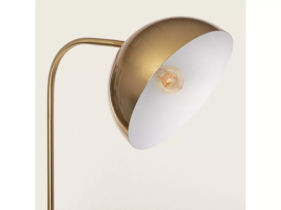 Lampadaire Bowlen Doré
