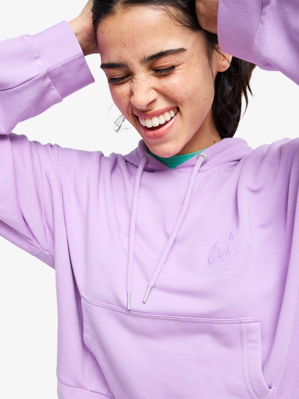 Surfing By Daylight Sweat à capuche Violet Femme