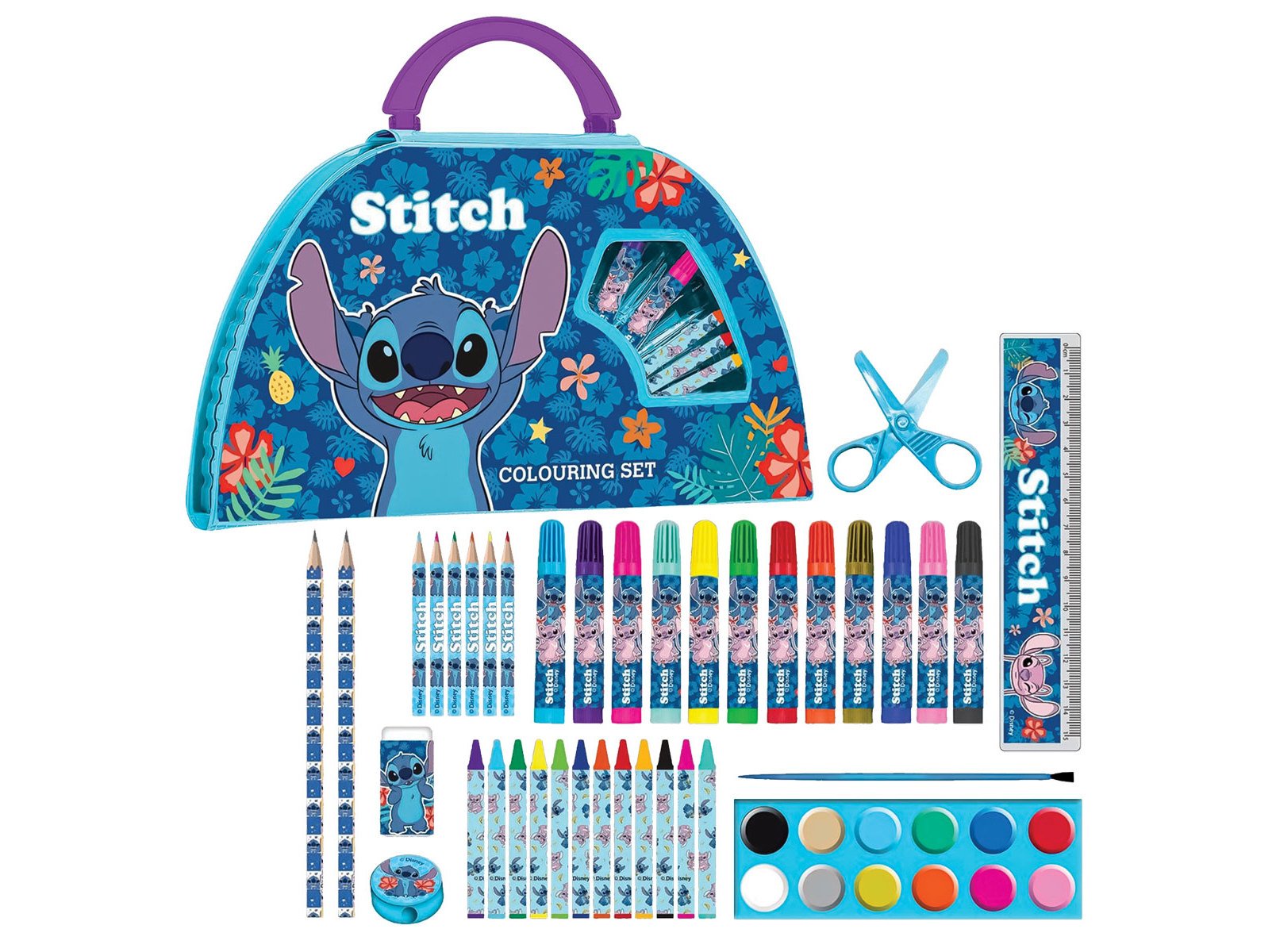 SET COLORIR STITCH MEIA LUA 50 PEÇAS