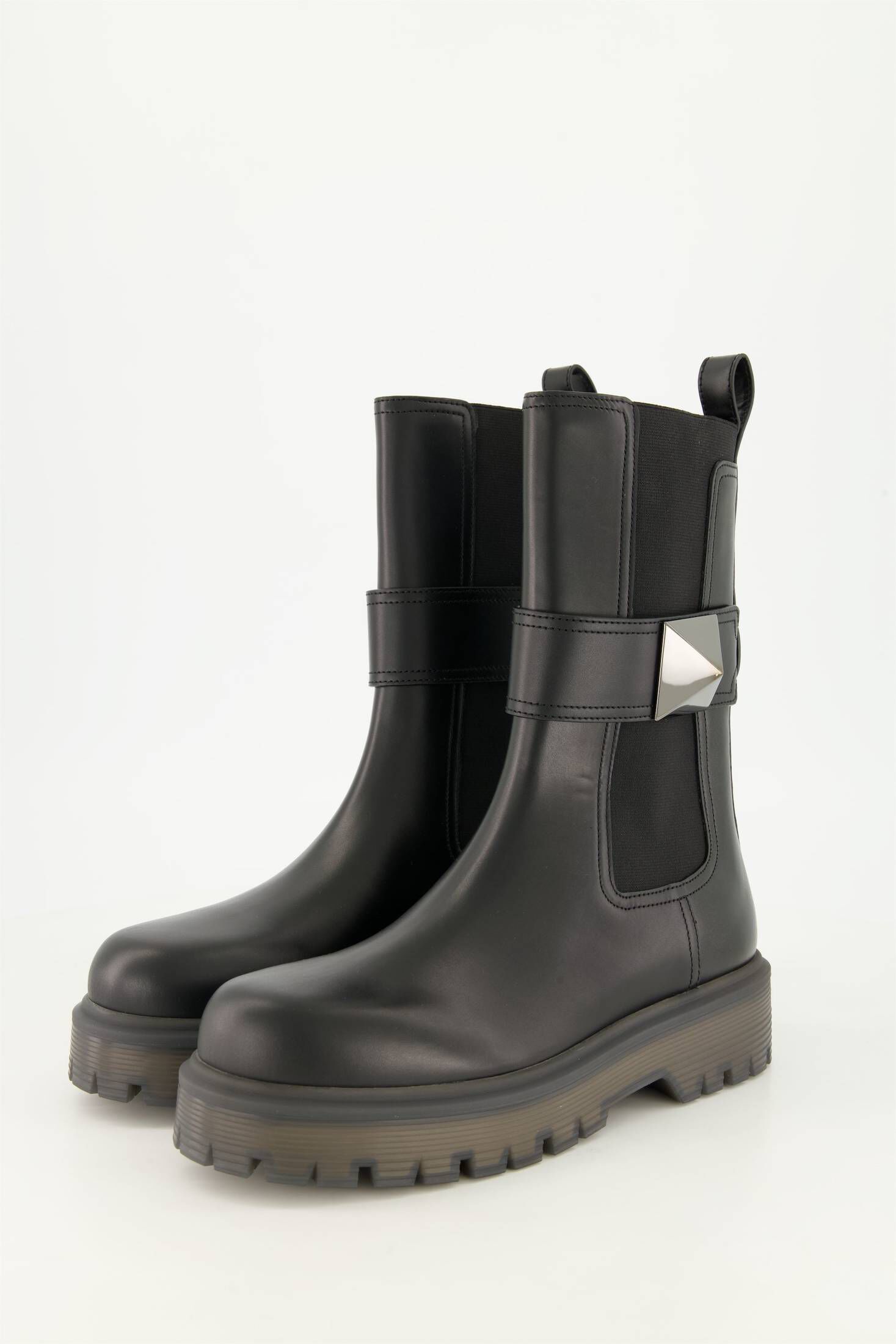 Valentino Garavani| Damen Boots ONE STUD BEATLE aus Kalbsleder