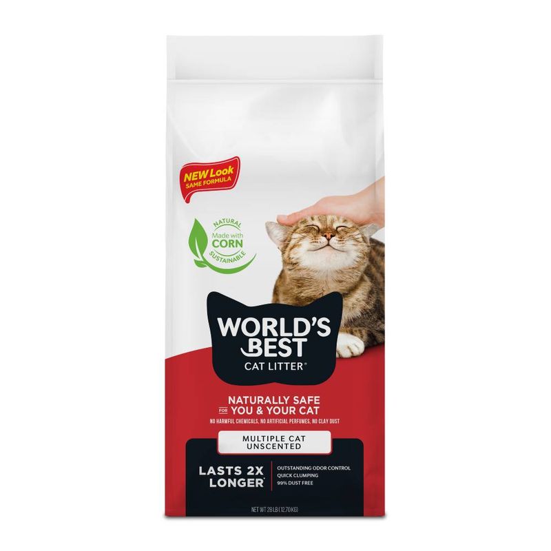 Litière World's Best Cat Litter Extra Strength, sans parfum