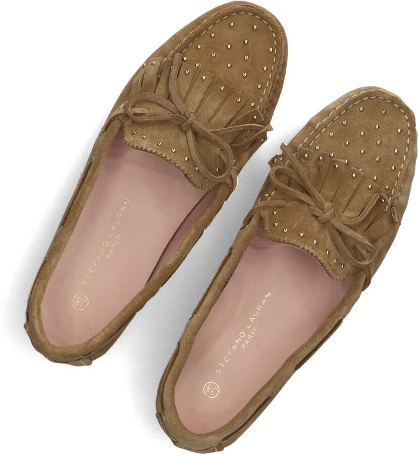 STEFANO LAURAN Mocassins Dames 12301 Maat: 37 5 Materiaal: Suède Kleur: Camel