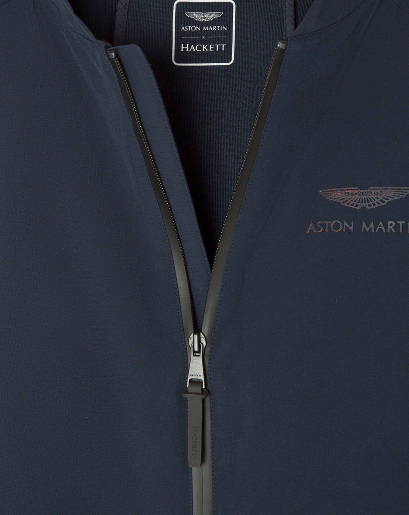 Hackett London Blouson court Aston Martin Racing bleu marine