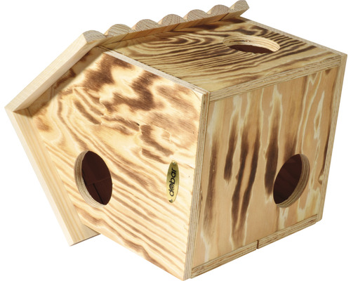 Eekhoornnestkast met 3 ingangen, 26 x 26 x 29 cm