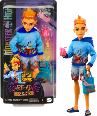 Monster High Scare-adise Island Dukke Heath Burns