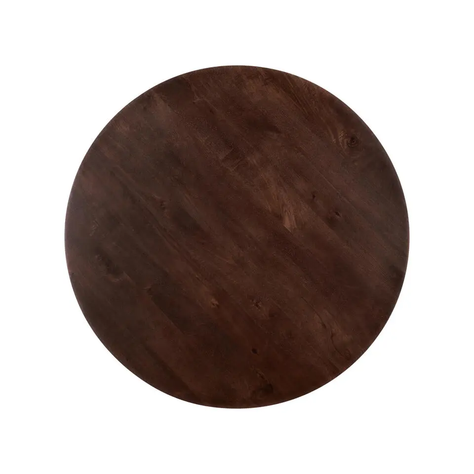 Lewis & Loft Eettafel Lian - ⌀120 - Mangohout - Walnoot bruin