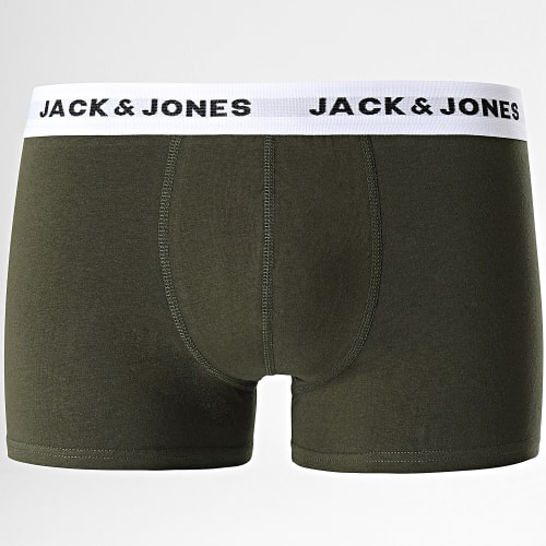 Lot De 5 Boxers 12214455 Noir Bleu Marine Vert Kaki