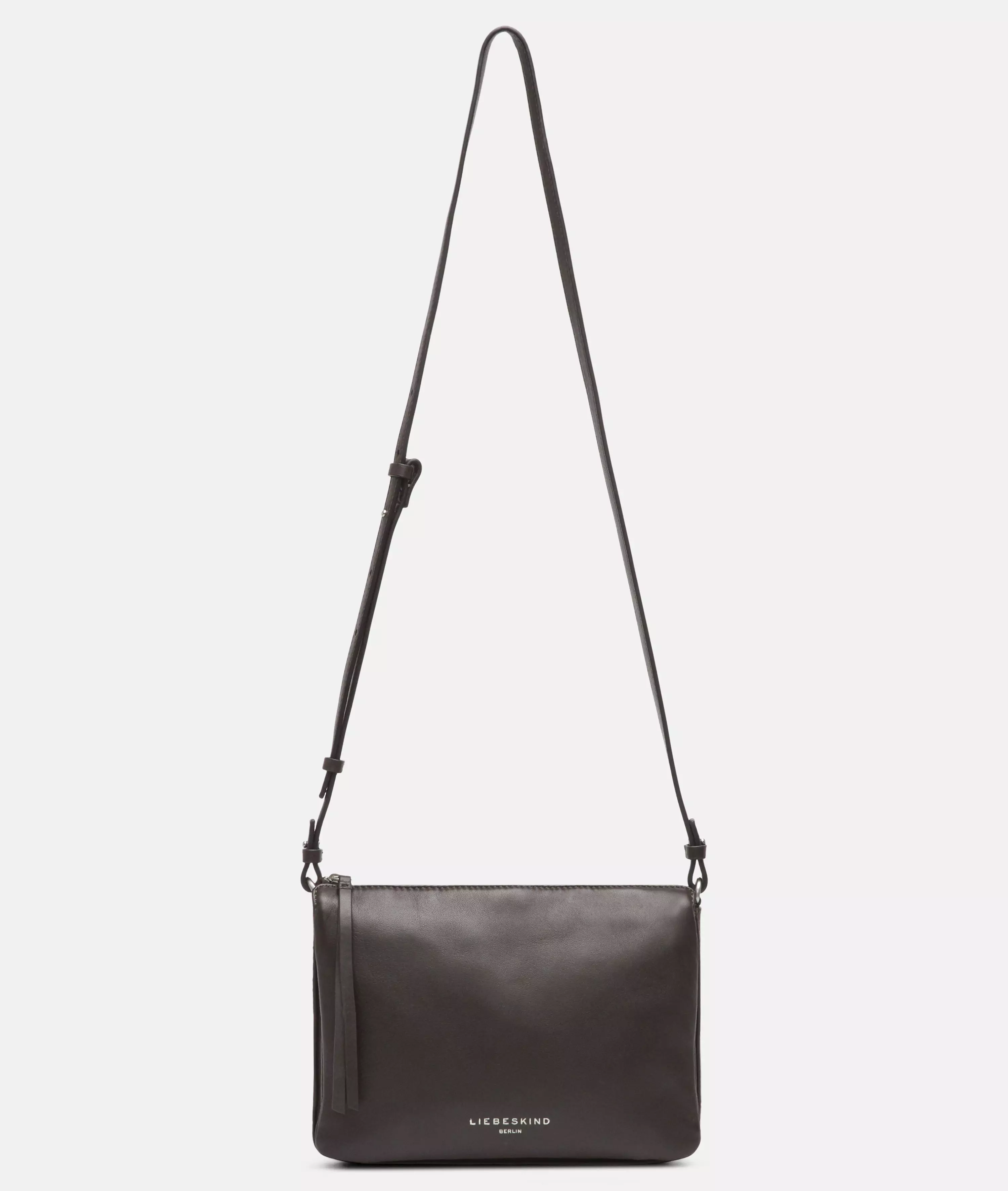 Crossbody Spacious shoulder bag made from soft sheepskin