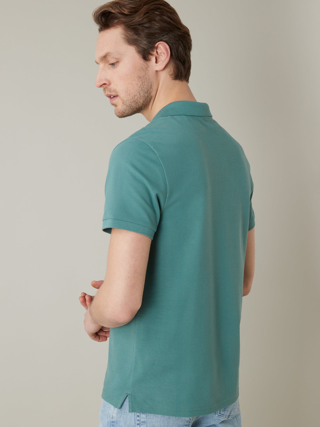 Polo maille piquée homme - coton bio