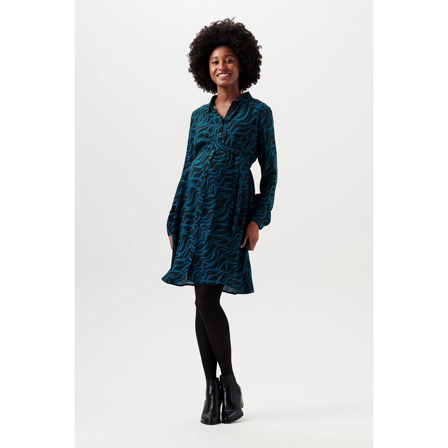 Esprit Still-Kleid Blue Coral