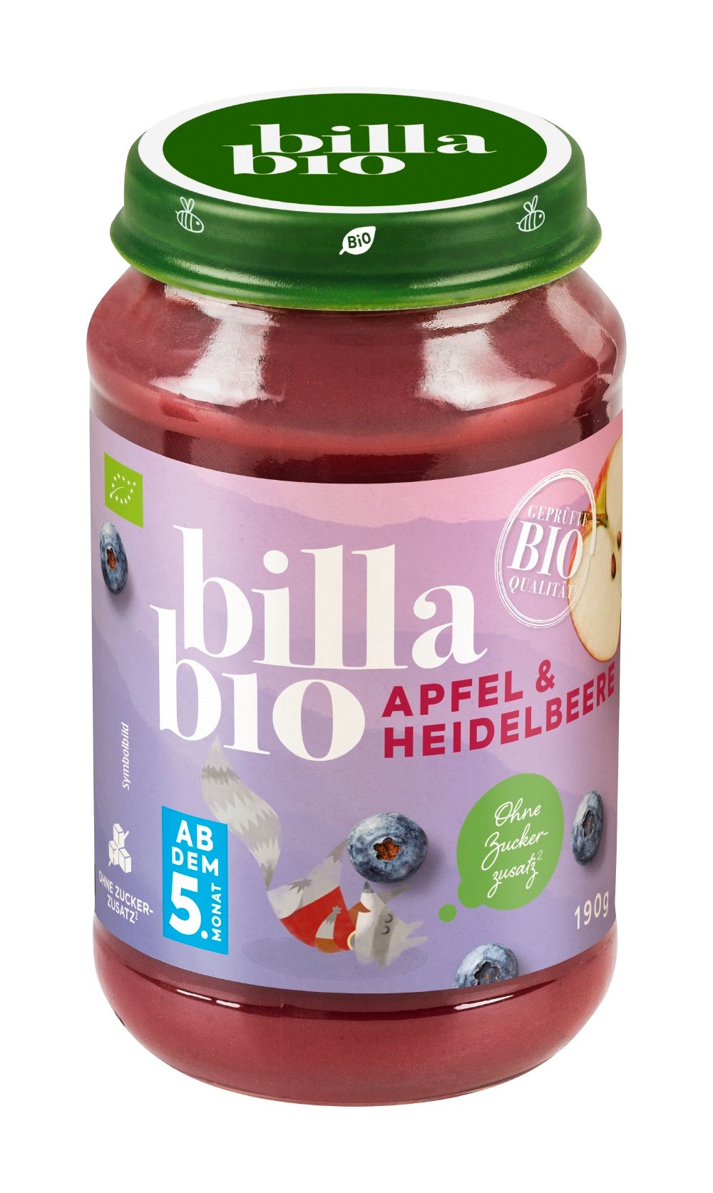 BILLA Bio Apfel mit Heidelbeere